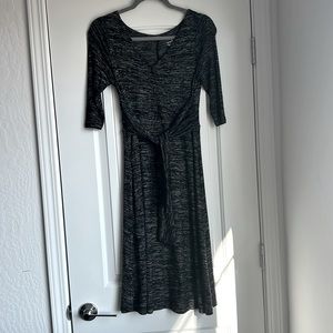 Nursing wrap sweater dress